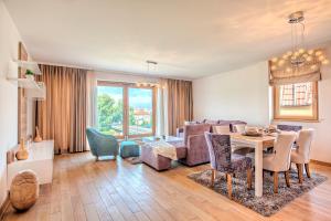Ruang duduk di VIP Apartments