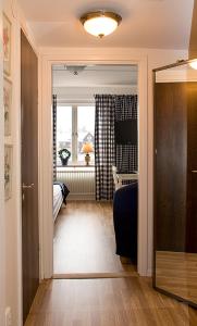 Voodi või voodid majutusasutuse Hotel Vännäs toas