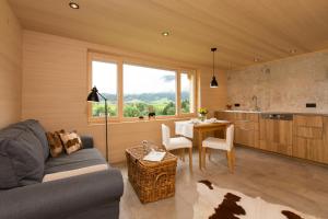 Ruang duduk di Gartenstudio Waldblick
