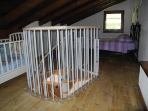 Postel nebo postele na pokoji v ubytování Agriturismo Piccolo paradiso