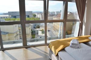 Balkón nebo terasa v ubytování Apollo Hotel Vienna