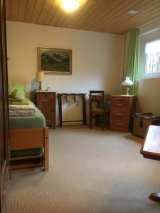 Letto o letti in una camera di Pension Chesselberg