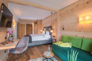 Voodi või voodid majutusasutuse Hotel Tipotsch toas
