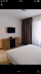 Un televizor și/sau centru de divertisment la Centre Home Mazepa