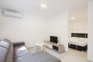 TV a/nebo společenská místnost v ubytování Luna apartment