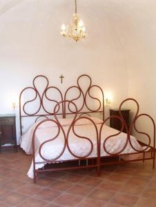 Uma cama ou camas num quarto em Dal Canonico