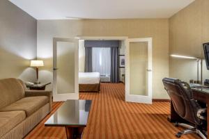 TV o dispositivi per l'intrattenimento presso Devonian Hotel and Suites