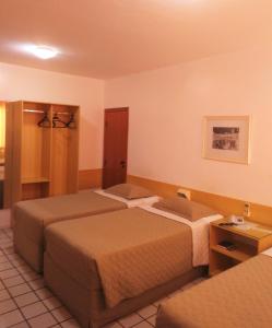 
Cama ou camas em um quarto em Hotel Rio Parnaíba
