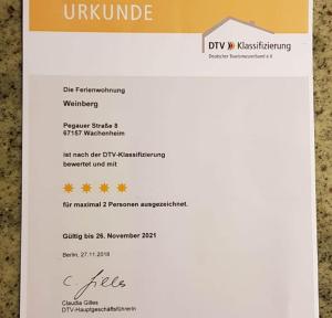 Galeriebild der Unterkunft Ferienwohnung Weiß Weinberg in Wachenheim an der Weinstraße