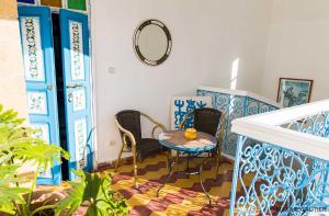 Posezení v ubytování Hôtel Emeraude Essaouira