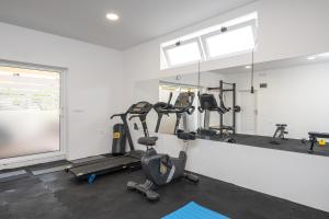 Posilňovňa alebo fitness centrum v ubytovaní Villa Voinic 2