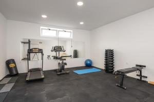Posilňovňa alebo fitness centrum v ubytovaní Villa Voinic 2