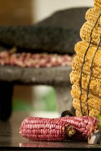a bunch of pizzas on a table with some at Hotel Layseca in San Juan del R&iacute;o