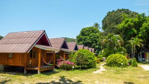 Zahrada ubytování Colorful Hut