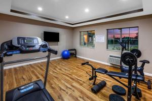 Fitness centrum a/nebo fitness zařízení v ubytování Super 8 by Wyndham Houston Northwest Cypress