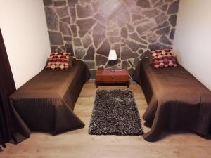 Ένα ή περισσότερα κρεβάτια σε δωμάτιο στο Villa Karpalo
