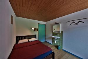Cama o camas de una habitación en Aktivhostel HängeMatt