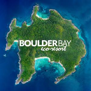 Ptičja perspektiva objekta Boulder Bay Eco Resort - Nga Khin Nyo Gyee Island