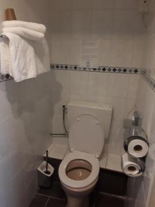 Koupelna v ubytování Hotel Baan