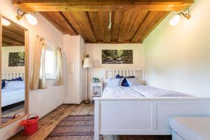 Posteľ alebo postele v izbe v ubytovaní Ferienhaus Altaussee