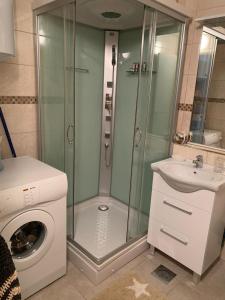 Koupelna v ubytování Apartman Glava Zete