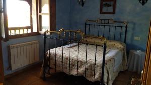 Postel nebo postele na pokoji v ubytování Casa rural el campu