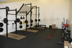 Fitness centrum a/nebo fitness zařízení v ubytování WUD hotel