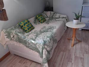 Llit o llits en una habitació de Le refuge des Alpes Mancelles