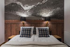 Szczawnica Park Resort & Spa客房内的一张或多张床位
