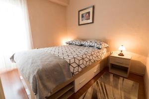 Postel nebo postele na pokoji v ubytování Haus Stepcich