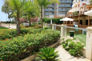 Jardín al aire libre en Darlex Apartments Galatex Beach Center