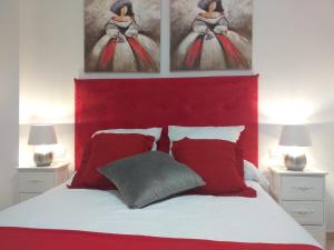 Posteľ alebo postele v izbe v ubytovaní Apartamento Romero valencia