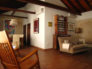 Posezení v ubytování La casa del tio Luis