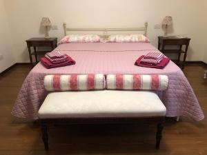 Postel nebo postele na pokoji v ubytování Le Tre Querce B&B