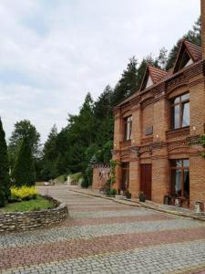 O edifício em que o hotel-fazenda rural se localiza