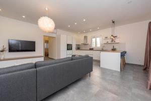 Televízia a/alebo spoločenská miestnosť v ubytovaní Angela Luxury Apartment II