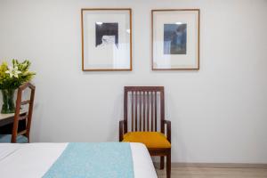 Voodi või voodid majutusasutuse Suites Coben Apartamentos Amueblados toas