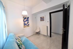 A seating area at Central Athens Studios