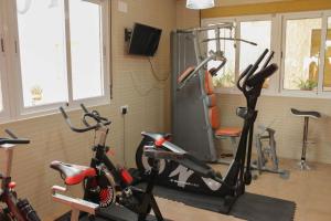 Fitness centrum a/nebo fitness zařízení v ubytování Hospedium Hotel Don Jose