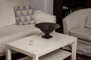 Area soggiorno di Seaview Symphony Appartments-Yiannis