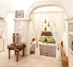 Posezení v ubytování Alesia luxury suite Ostuni