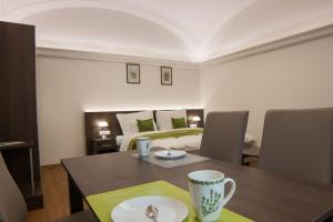 Posezení v ubytování Mecset Apartman