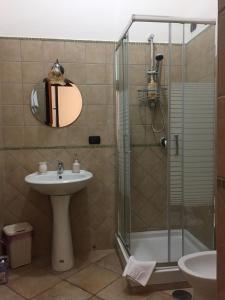 Koupelna v ubytování Agriturismo da Regina