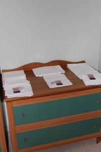 A bed or beds in a room at Agriturismo Silos Agri