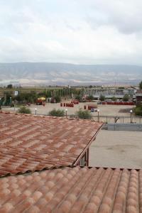 - une vue depuis le toit d'un bâtiment dans l'établissement Agriturismo Silos Agri, à San Severo
