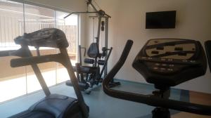 Fitness centrum a/nebo fitness zařízení v ubytování Faria Lima Flat Service