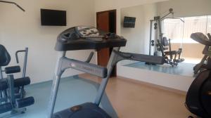 Fitness centrum a/nebo fitness zařízení v ubytování Faria Lima Flat Service