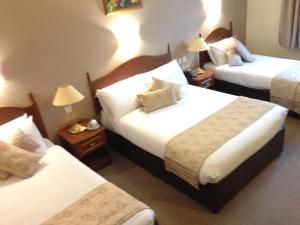 Ліжко або ліжка в номері Hotel Curracloe