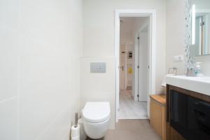 Kúpeľňa v ubytovaní Bonito Bungalow a pocos metros de la playa + 32 fotografií