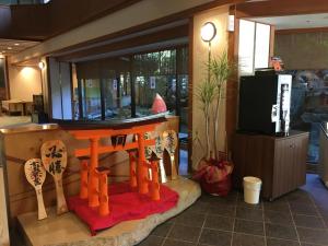 宫岛森林酒店的厨房或小厨房